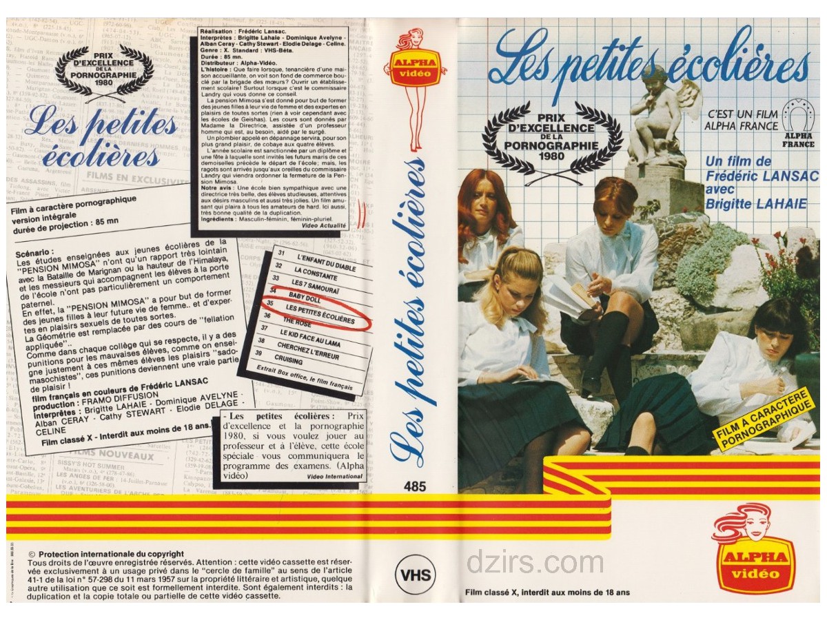 LES PETITES ECOLIERES Brigitte Lahaie